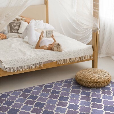 Teppich auf pvc Stilvolle Fliesen elegantes Mosaik