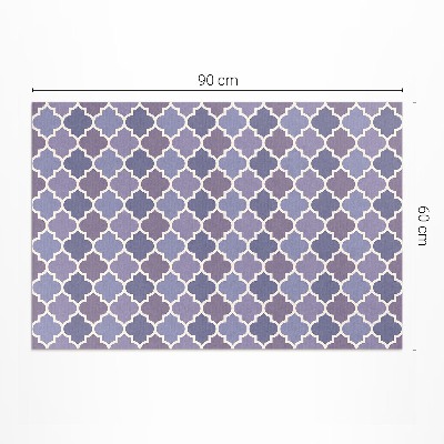 Teppich auf pvc Stilvolle Fliesen elegantes Mosaik