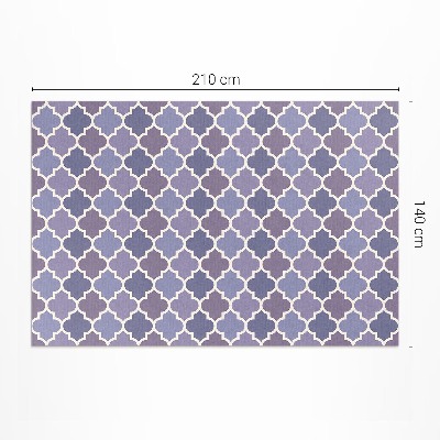 Teppich auf pvc Stilvolle Fliesen elegantes Mosaik