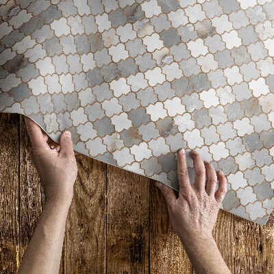 Vinyl teppich Modische Stein Mosaik stilvolle Fliesen