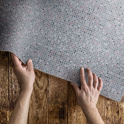 Vinyl teppich läufer Bunte Punkte retro Details