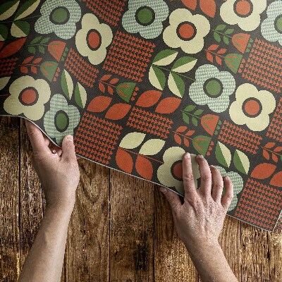 Teppich pvc Volkstümliche florale Illustration