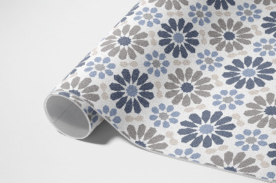 Pvc teppich Pastellfarbene Blumen zartes regelmäßiges Muster