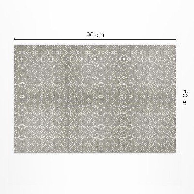 Teppich pvc Feines Muster geflochtene Kreise