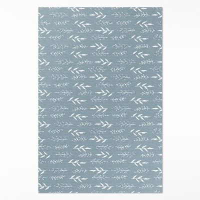 Pvc teppich Minimalistische Illustration von Zweigen und Blättern