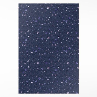 Vinyl teppich läufer Feines Feld Boho-Blumen
