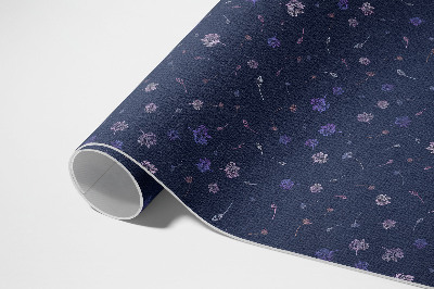 Vinyl teppich läufer Feines Feld Boho-Blumen