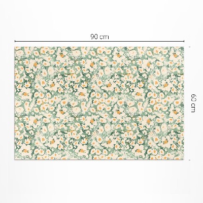 Vinyl teppich Feld Wiese gemalt Blumen abstrakt