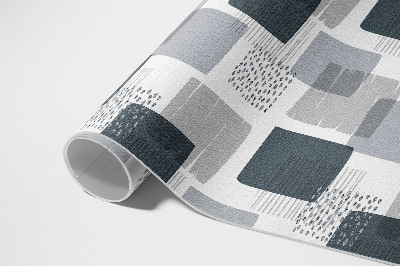 Vinyl teppich Gemalte Retro-Quadrate