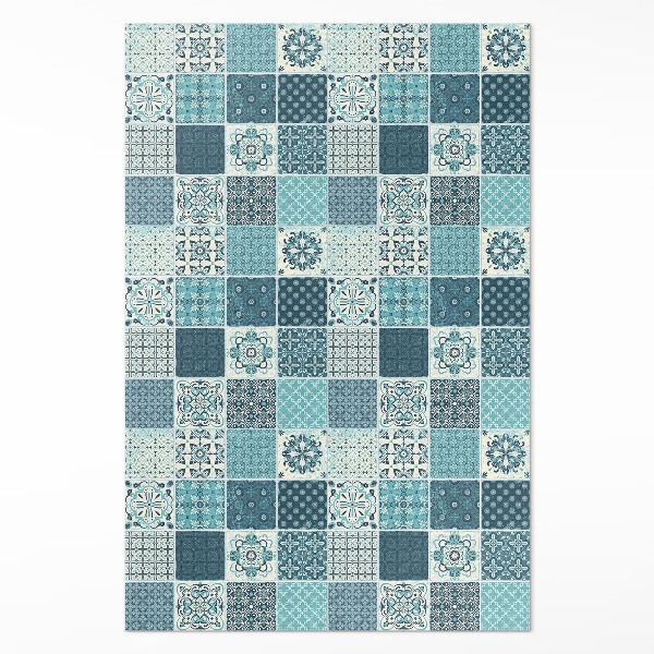 Teppich auf pvc Gemusterte dekorative Mosaikfliesen