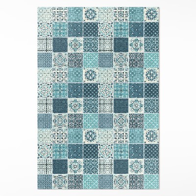 Teppich auf pvc Gemusterte dekorative Mosaikfliesen
