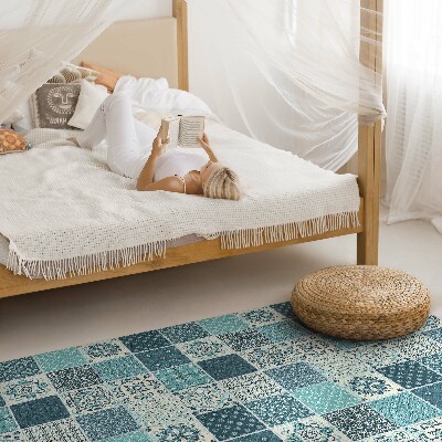 Teppich auf pvc Gemusterte dekorative Mosaikfliesen