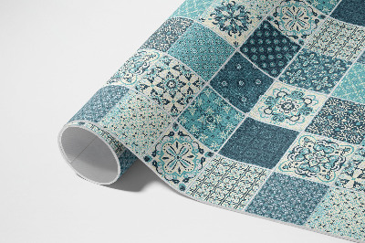 Teppich auf pvc Gemusterte dekorative Mosaikfliesen