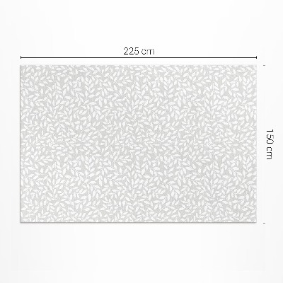 Teppich pvc Feine Zweige Boho-Stil zart