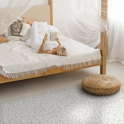 Teppich pvc Feine Zweige Boho-Stil zart