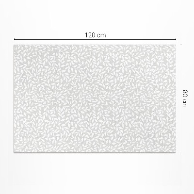 Teppich pvc Feine Zweige Boho-Stil zart