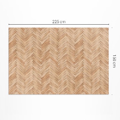 Vinyl teppich Schönes Fischgrätenparkett aus Holz