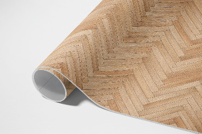 Vinyl teppich Schönes Fischgrätenparkett aus Holz