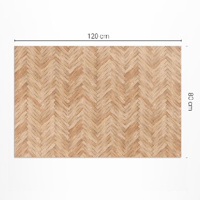 Vinyl teppich Schönes Fischgrätenparkett aus Holz