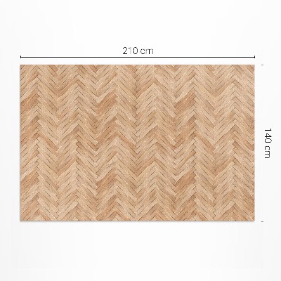 Vinyl teppich Schönes Fischgrätenparkett aus Holz