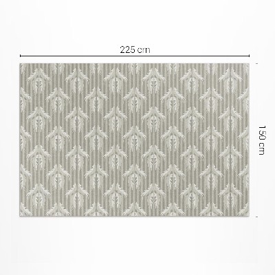 Teppich pvc Ornamentales florales regelmäßiges Muster