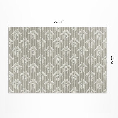 Teppich pvc Ornamentales florales regelmäßiges Muster