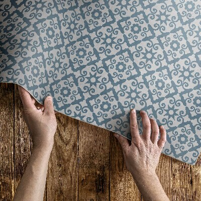 Vinyl teppich läufer Ornamentale Mosaik-Dekorfliesen