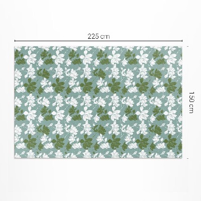 Teppich auf pvc Subtiles florales Muster