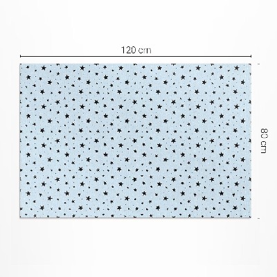 Pvc teppich Schwarze feine Sterne Kosmos