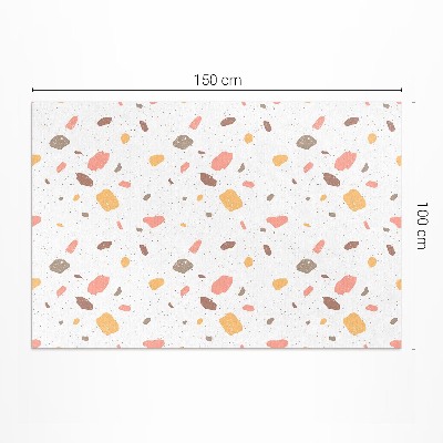 Teppich auf pvc Pastell steinzeug steinfliese
