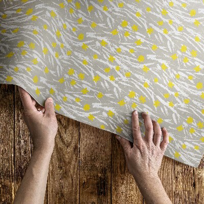Vinyl teppich läufer Feldwiese feine Boho-Blumen