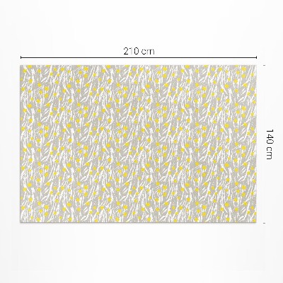 Vinyl teppich läufer Feldwiese feine Boho-Blumen