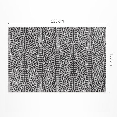 Pvc teppich Steinmuster feines Mosaik