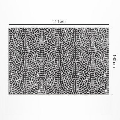 Pvc teppich Steinmuster feines Mosaik