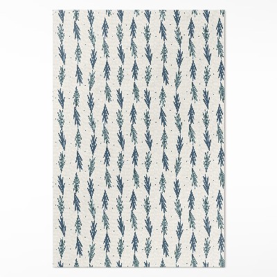 Teppich pvc Feines Blatt dekoratives Boho-Muster