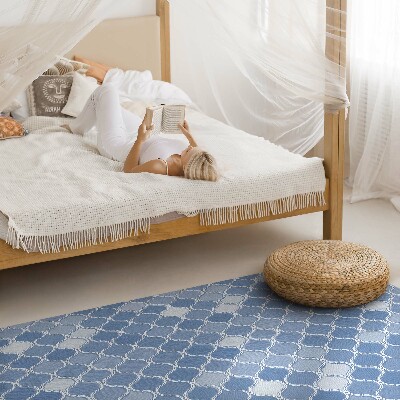 Teppich auf pvc Mediterranes Mosaik feine Fliesen