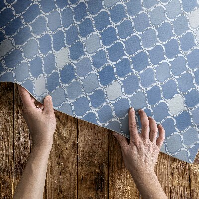 Teppich auf pvc Mediterranes Mosaik feine Fliesen