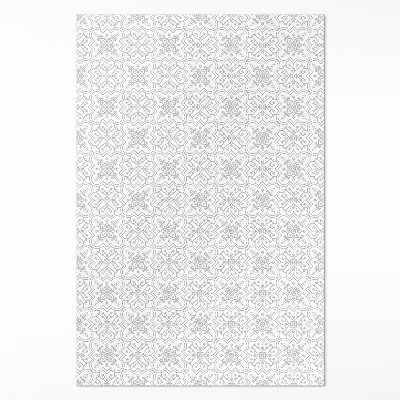 Teppich auf pvc Feine Ornamente im eleganten Stil