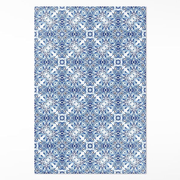 Teppich auf pvc Portugiesische ornamentale Fliesen