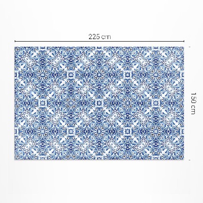 Teppich auf pvc Portugiesische ornamentale Fliesen