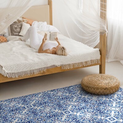 Teppich auf pvc Portugiesische ornamentale Fliesen