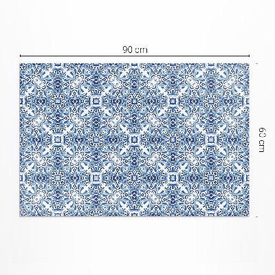 Teppich auf pvc Portugiesische ornamentale Fliesen