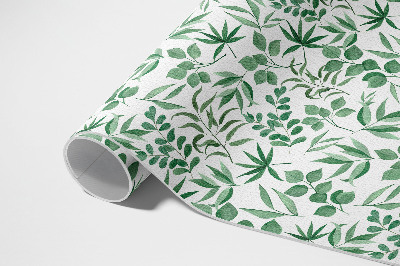 Vinyl teppich läufer Aquarellierte Blätter in einem zarten Stil