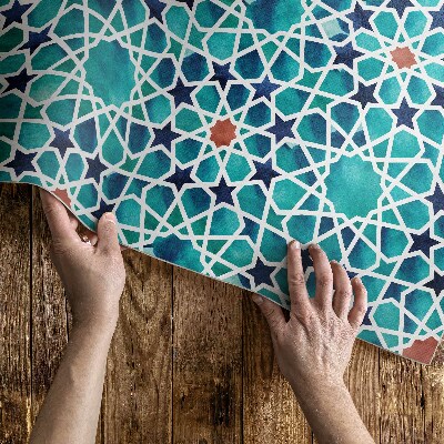 Vinyl teppich Schönes Mosaik mit Sternen
