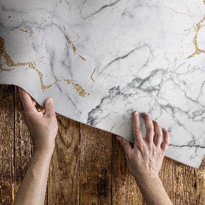 Vinyl teppich läufer Eleganter Marmor stilvolle Steinplatten