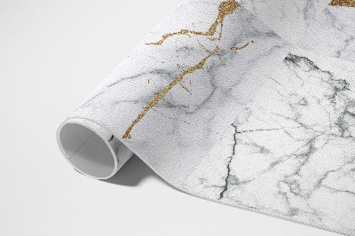 Vinyl teppich läufer Eleganter Marmor stilvolle Steinplatten