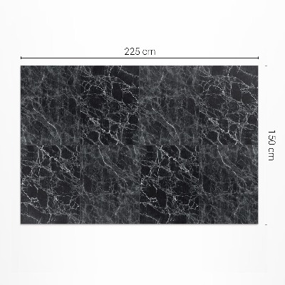 Vinyl teppich Dunkle Marmor Steinfliesen