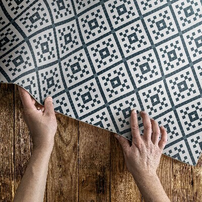 Vinyl teppich Feines Muster im eleganten Stil