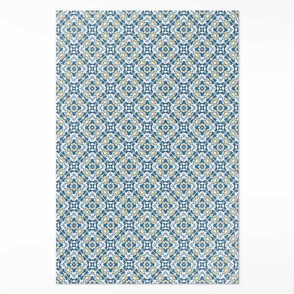 Teppich pvc Portugiesisches Mosaik ornamentale Fliesen
