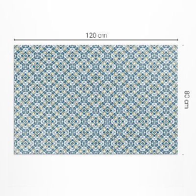 Teppich pvc Portugiesisches Mosaik ornamentale Fliesen